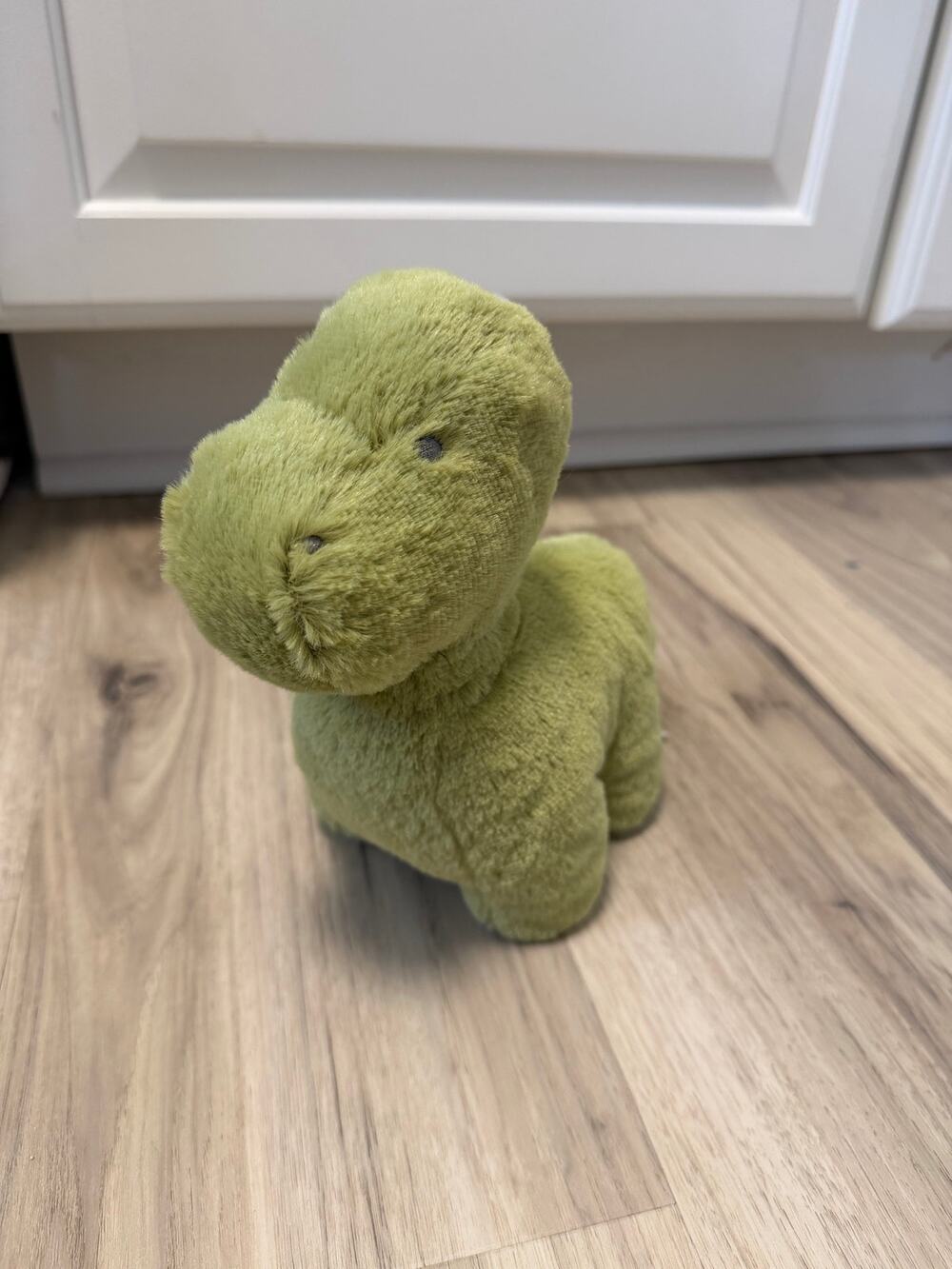 2023 Carters Green Dinosaur Plush 8" Brontosaurus Baby Lovey Toy Embroidered